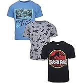 Jurassic Park 3 Pack T-Shirts Toddler to Big Kid