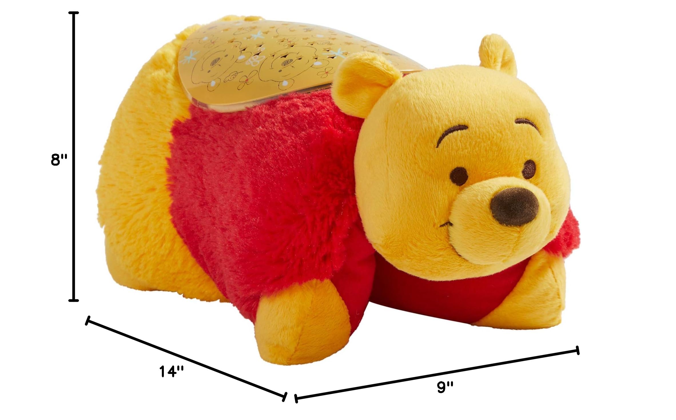 Pillow Pets Winnie The Pooh Disney Sleeptime Lite Stuffed Animal Plush Toy
