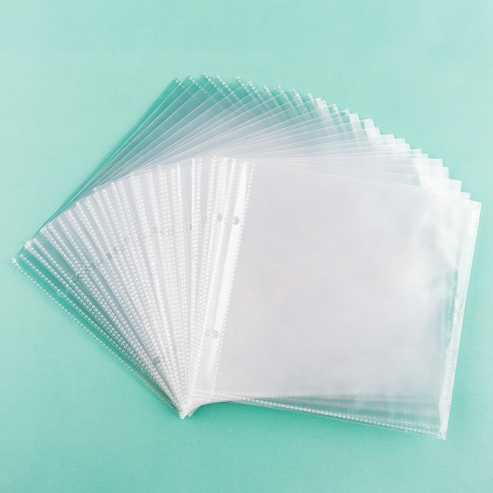 Briartw 40 Pags 6x6 Stencil Storage Pockets, 2 Pockets Per Page, Fits More Stencils, Die Cuts, Photos, Stamps — image 1