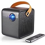 WEMAX DICE 700 ANSI Lumens 1080P FHD Portable Outdoor Movie DLP Projector, Android TV 9.0 Smart Mini Projector, 3 Hrs Battery