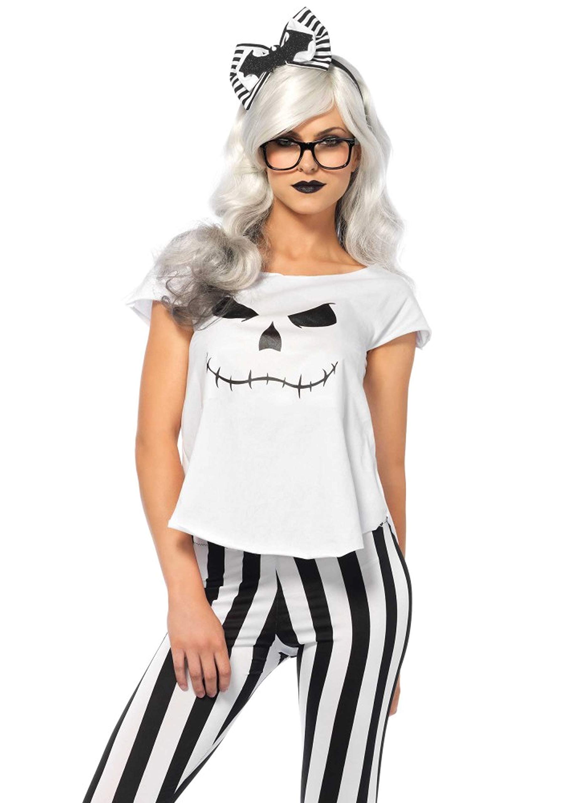Leg Avenue Hipster Skeleton Costume, Medium