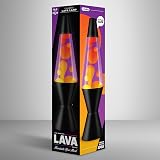 Lava Lamp 14.5 Autumn Dusk Original Motion Lamp Yellow Purple Glass Globe view 6
