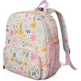 QXWREL Toddler Backpack for Girls 3-8: Preschool Kindergarten Backpack - Cute Kids Backpacks for Girls-Floral