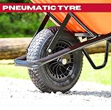 Excel 100L HDPE Wheelbarrow Tray Heavy Duty 150 kg Load Capacity view 6
