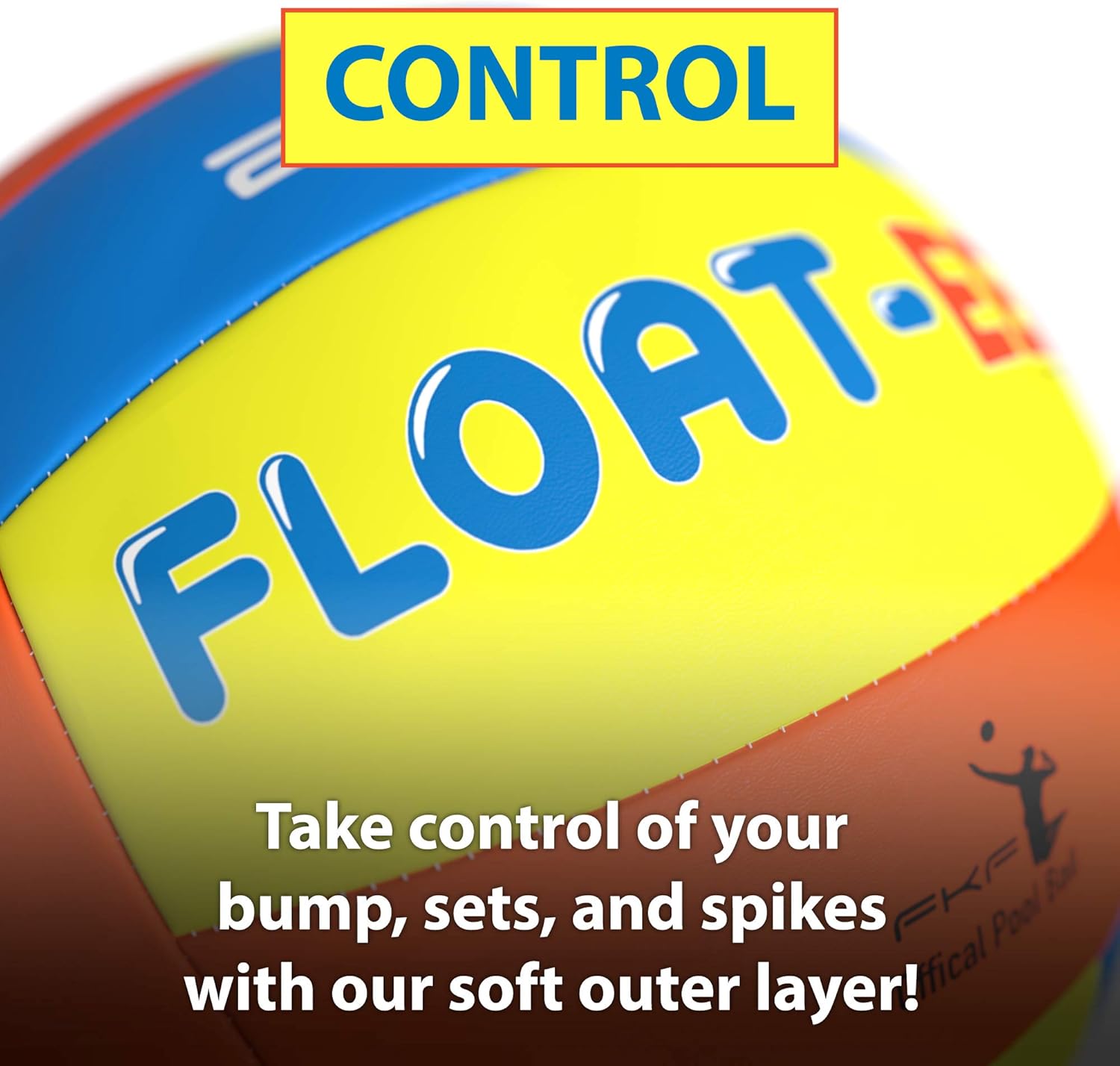 Float-EEZ Pool & Beach Volleyball Pack of 2 - Waterproof - Air Pump Included - Great for Pools & Beach Games: Sports & Outdoors