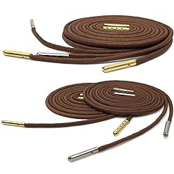 YJRVFINE 1/7" Thick Round Waxed 35 inch Light Brown
