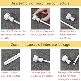 Qrity 1/4 to 1/2 Inch Water Filter Quick Fitting Connector view 6