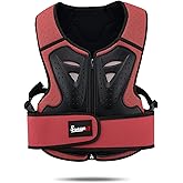 StarknightMT Kids Motorcycle Chest Protector Dirt Bike Youth Riding Spine Back Armor Protection for Motocross Cycling Skateboard,Skiing,Skating,Off-Road