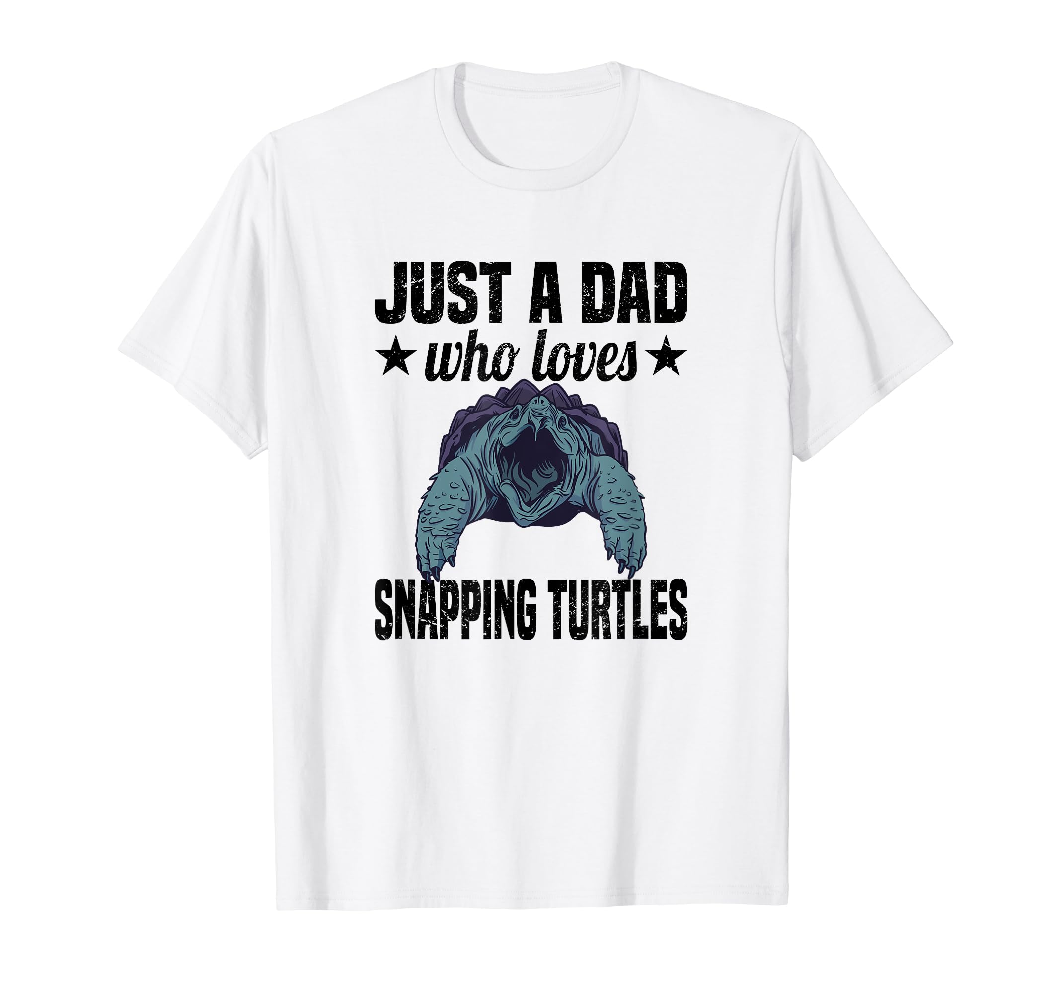 Snap Tortoise Father Alligator Dad Pet Turtle T-Shirt