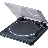 Denon DP-29F Fully Automatic Record Player, Analog Turntable | Built-In RIAA Phono Equalizer, Unique Automated Tonearm Design, Manual Lifter Mechanism, Rigid Diecast Aluminum for Stability