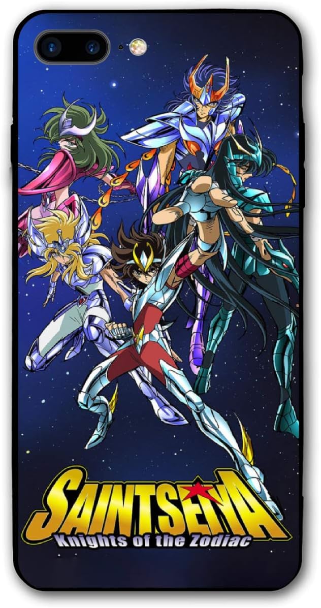 iPhone 7 Plus Case 8 Plus Case 5.5",Japanese Anime Case Plastic Soft Cover for iPhone 7 Plus/8 Plus (Saint-Seiya)