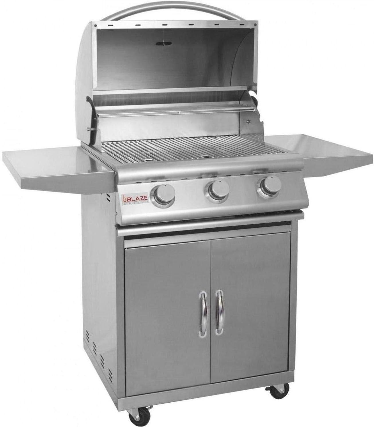review Blaze 25-inch Grill (BLZ-3-NG-BLZ-3-CART), Freestanding, Natural Gas