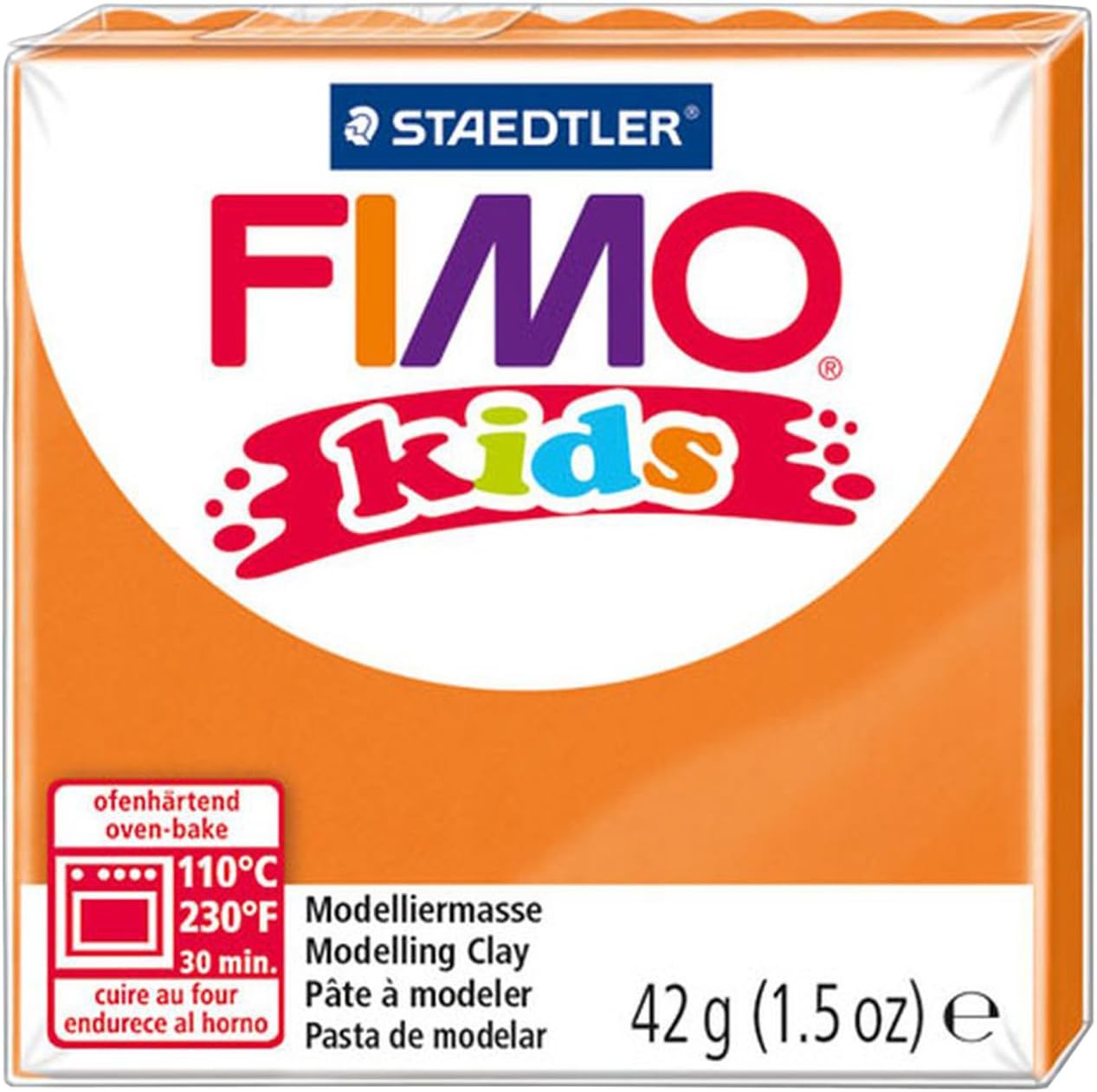 Fimo Kids Modelling Clay, Orange, 42 g