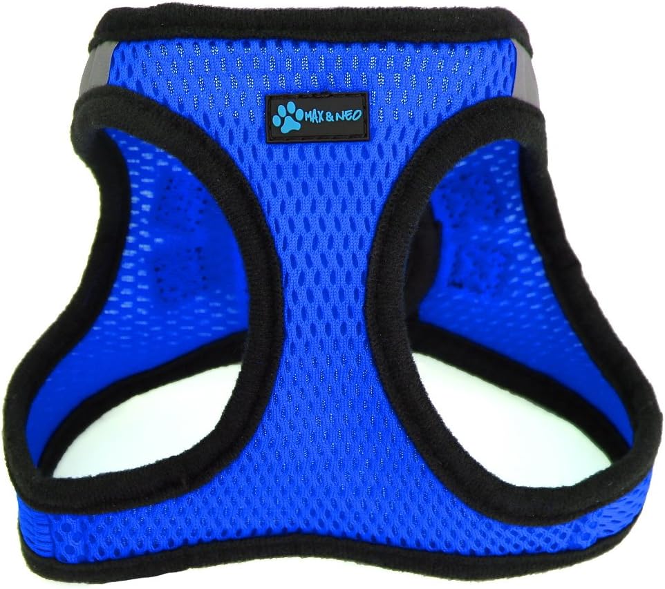 Max and Neo Nanu Small Dog Reflective Dog Harness - We Donate a Harness to a Dog Rescue for Every Harness Sold
