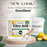 Grow Chem Citric Acid Food Grade 1Kg Bucket – Anhydrous Cleanser & Preserver view 3