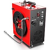 GX PUMP GX-E-CS4 Portable PCP Air Compressor, 350W Powerful Motor,Max 5800Psi/40Mpa, Water and Fan Cooling, 5 Hours Continous Work, 12V Auto Stop Paintball Air Compressor