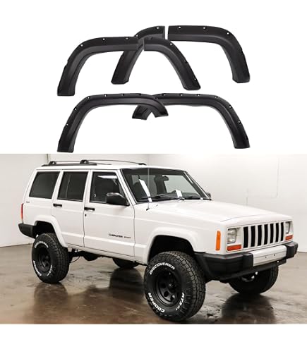 Rear Driver Side Fender Flare For 1997-2001 Jeep Cherokee – Black Primed, Bolt-On