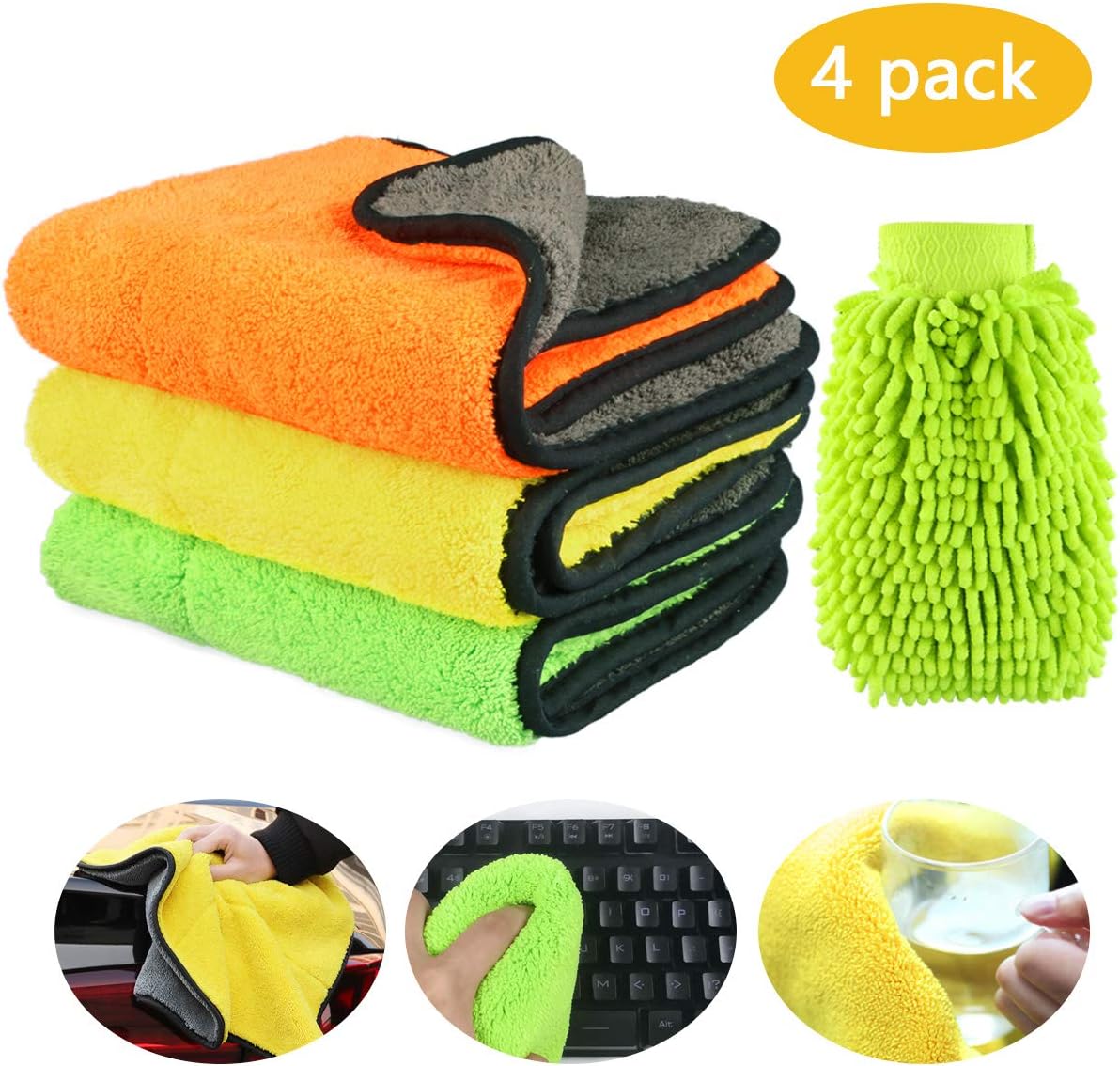 Confezione Da 12 Strofinacci Da Cucina In 100% Cotone Morbido E Assorbente - Asciugatura Rapida, Con Gancio