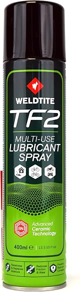Weldtite TF2 Multi-Use Lubricant Spray 400 ml for Bike Bearings Cables view 1