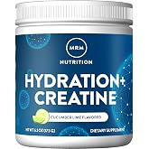 MRM Creatine Monohydrate + Electrolytes Powder - Cucumber Lime - 6.1 oz | Micronized Hydration with 2.5g Creatine Monohydrate for Women &amp; Men, Sodium, Potassium, Magnesium, Vitamins C, D3 &amp; B