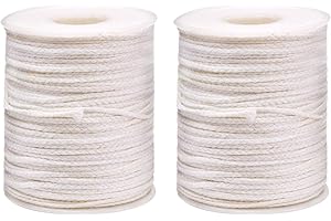 Teemico 400 Feet 24 Ply Braided Wick Candle Wick Spool for Candle DIY and Candle Making