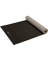 Gaiam Yoga Mat - Solid Color Exercise & Fitness Mat for All Types of Yoga, Pilates & Floor Exercises (68" x 24" x 4mm or 6mm Thick)