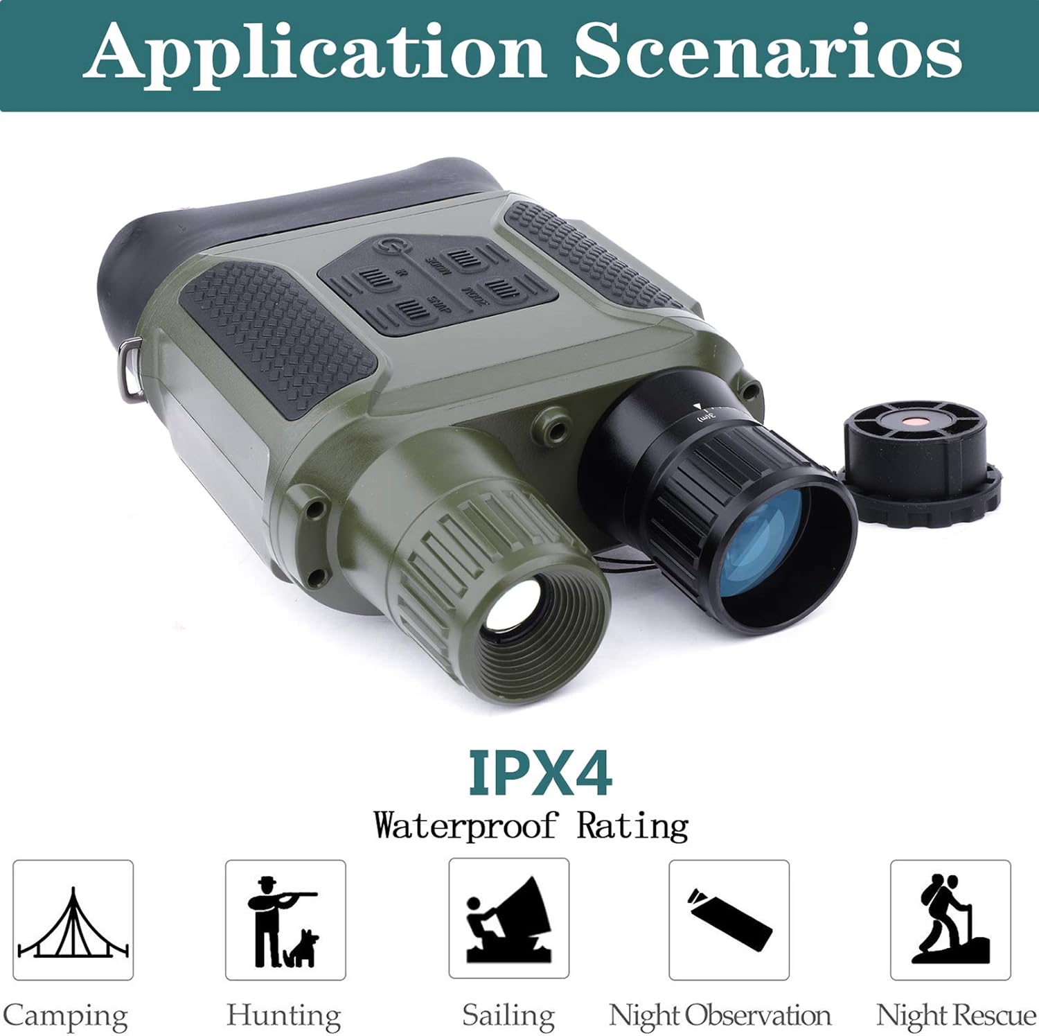 Digital Night Vision Binoculars 7x31mm400m/1300ft Viewing Range and