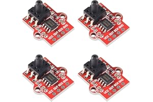 ATNSINC 4PCS DC 3.3-5V 0-40KPa Pressure Sensor Module Liquid Water Level Controller Board Connect 2.5mm Soft Tube