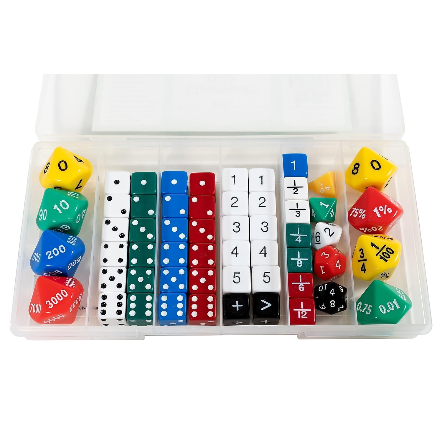 edxeducation-7368 Classroom Dice Set - Set of 56
