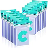 1000ct Clear Card Sleeves for Trading Cards, Soft Baseball Sports Card Sleeves, Soft Plastic Protector Fit for MTG Game Stand