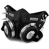 crazy hunter Steampunk Mask Cosplay Skull Masque Men/women Gothic Leather Mask