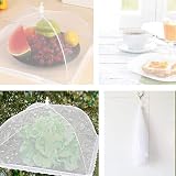 Onarway 3 Pack Food Covers 12 Inch Mesh Pop-Up Plate Tents view 7