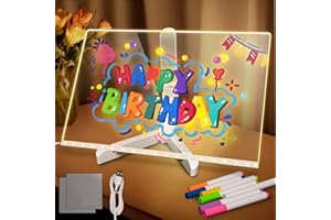 Lumiboard Doodle Glow LED Drawing Board for Kids, Glowboard Cosmody LED Light up Writing & Drawing Board with Stand, Creative