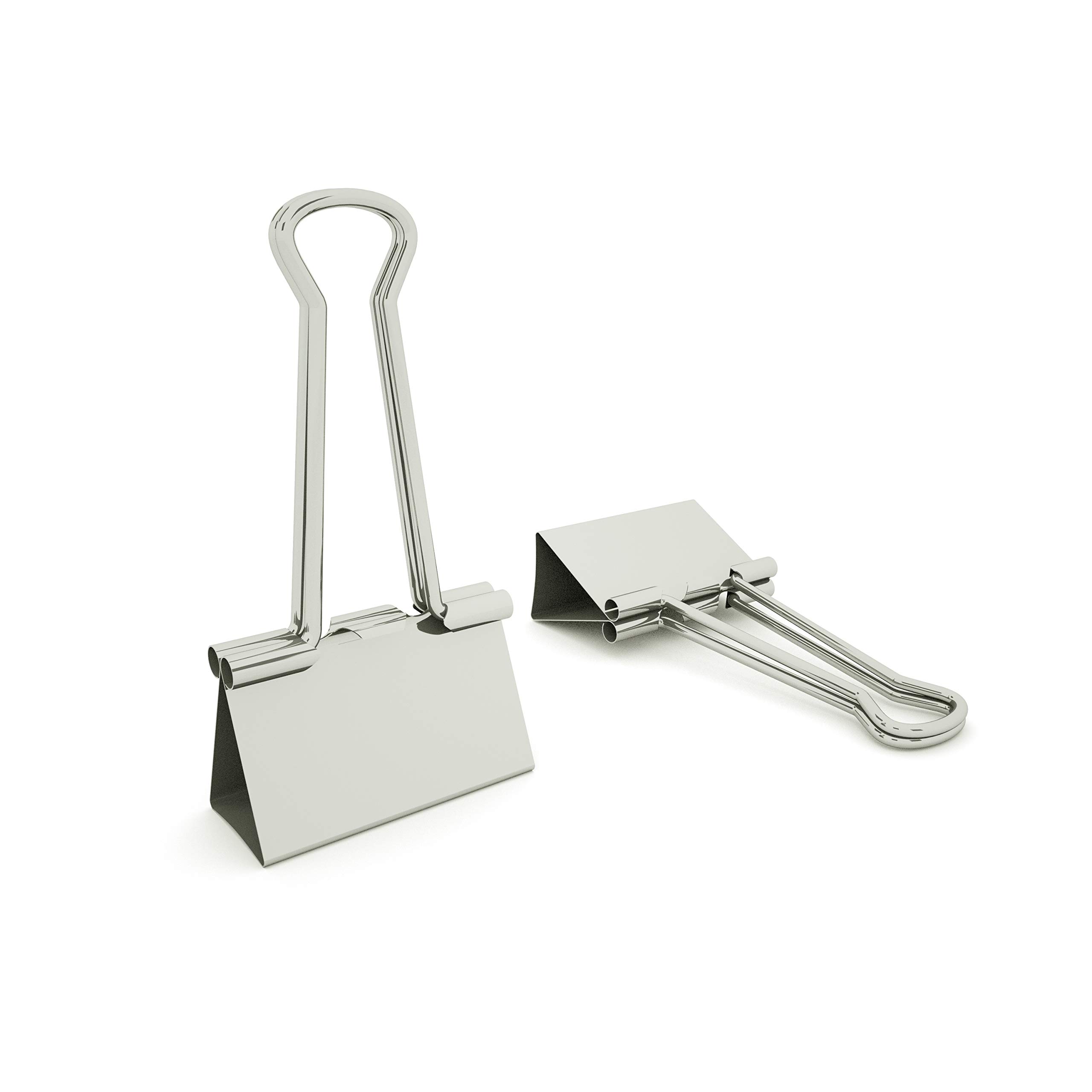 Nctinystore Binder Clips Small Metal Clamp - 3/4 in (0.75 inch)(Small, Silver, 120 Count)