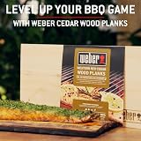 Weber Cedar Wood Smoking Planks Medium 2-Pack 30 x 15 cm for BBQ view 8