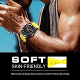 TiMOVO Yellow 22mm Silicone Strap for Samsung Galaxy Watch 46mm Gear S3 view 3