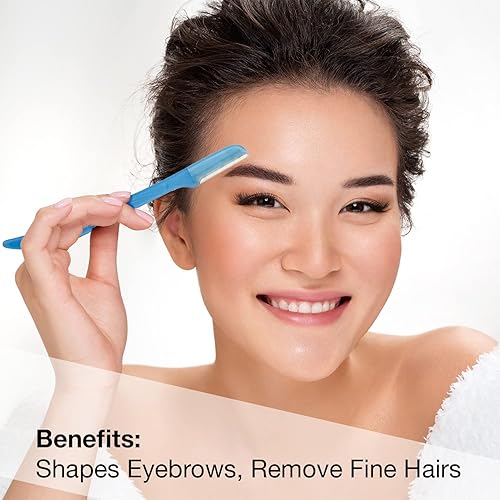 Women Single Blade Eyebrow Razor Makeup Tool Eco Friendly Wheat Straw Dermaplaning Tool - Buy