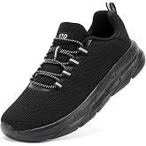 STQ Slip on Sneakers Women Cushioned Sole Comfortable Walking Shoes Fashion | Nursing, Athletic, Gym, Workout, Casual Daily, All Day Standing, Ladies, Memory Foam, Breathable Mesh, Lightweight, Non-Slip