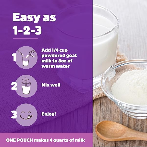 MEYENBERG WHOLE POWDERED GOAT MILK, 16OZ POUCH, AMAZON EXCLUSIVE, KOSHER, GLUTEN FREE, 1PK