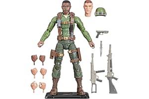 G.I. Joe Classified Series Retro Cardback G.I. Joe Trooper, figurine de collection de 15,2 cm avec 14 accessoires