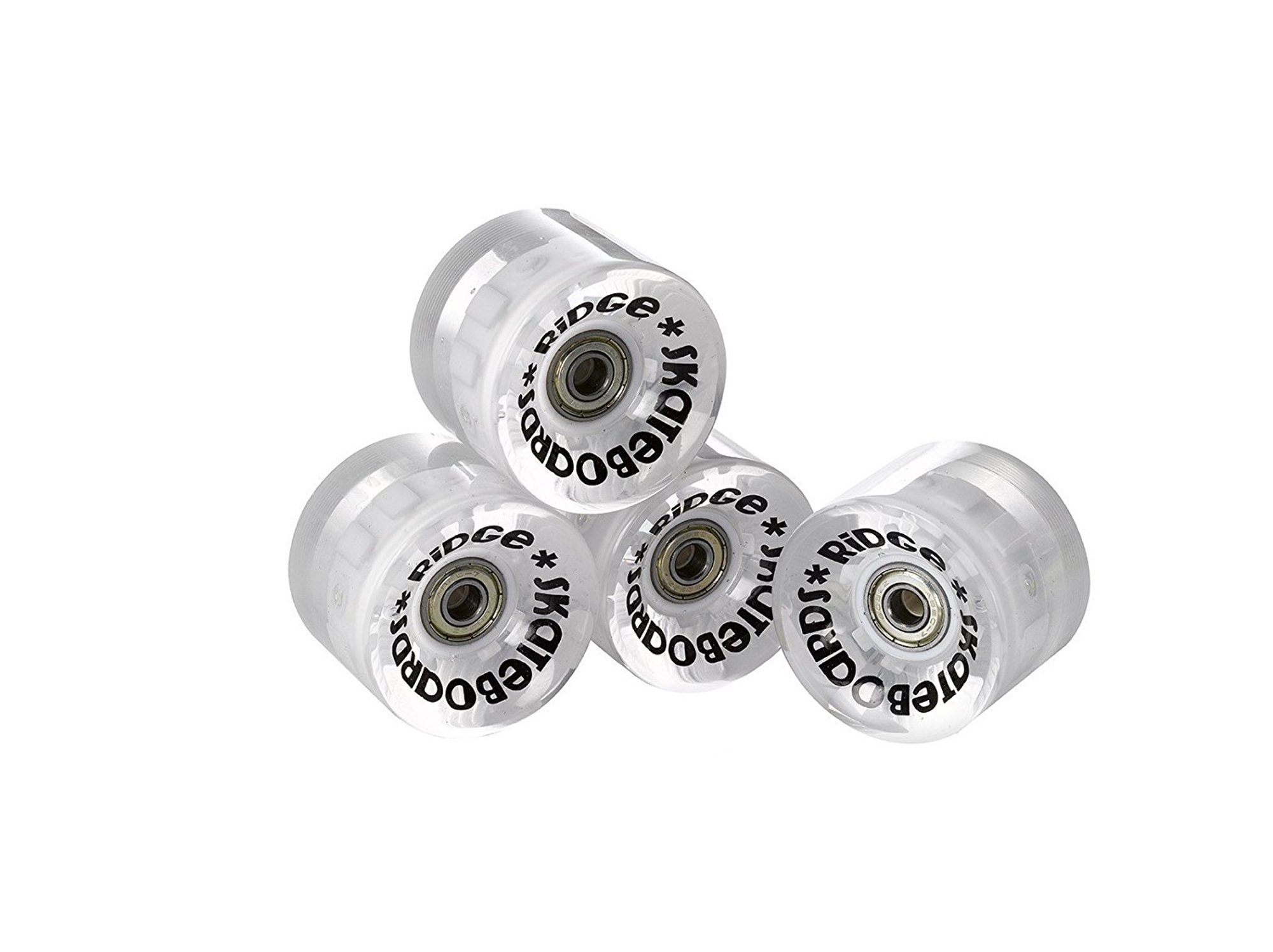 Ridge Skateboards Longboard Skateboard Wheels, LED, 70 mm