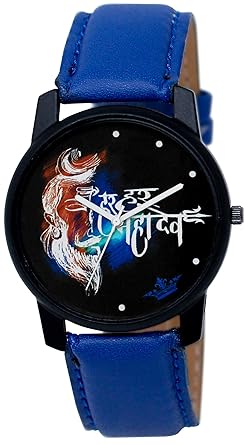 Shocknshop HAR HAR MAHADEV Edition Analog Printed Dial Mens Boys Watch (LD10)