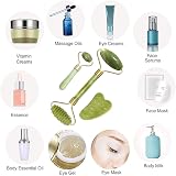 LauCentral Jade Roller & Gua Sha Set 3 PCS Anti Aging Facial Massage Kit view 7