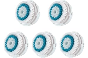 LSQtronics Face Cleansing Brush Head for Clarisonic. Compatible with Clarisonic MIA, MIA 2, ARIA, PRO and PLUS Cleansing Syst