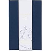 Promptly Journals, My Autobiography: From Birth to Golden Years (Navy Blue, Linen) | Prompted Autobiography Journal | Life Story Journal | Journal for Preserving History