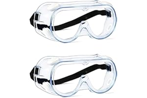 keebomed Chemical Splash/Impact Safety Goggle, Soft, Adjustable 1 -Pack