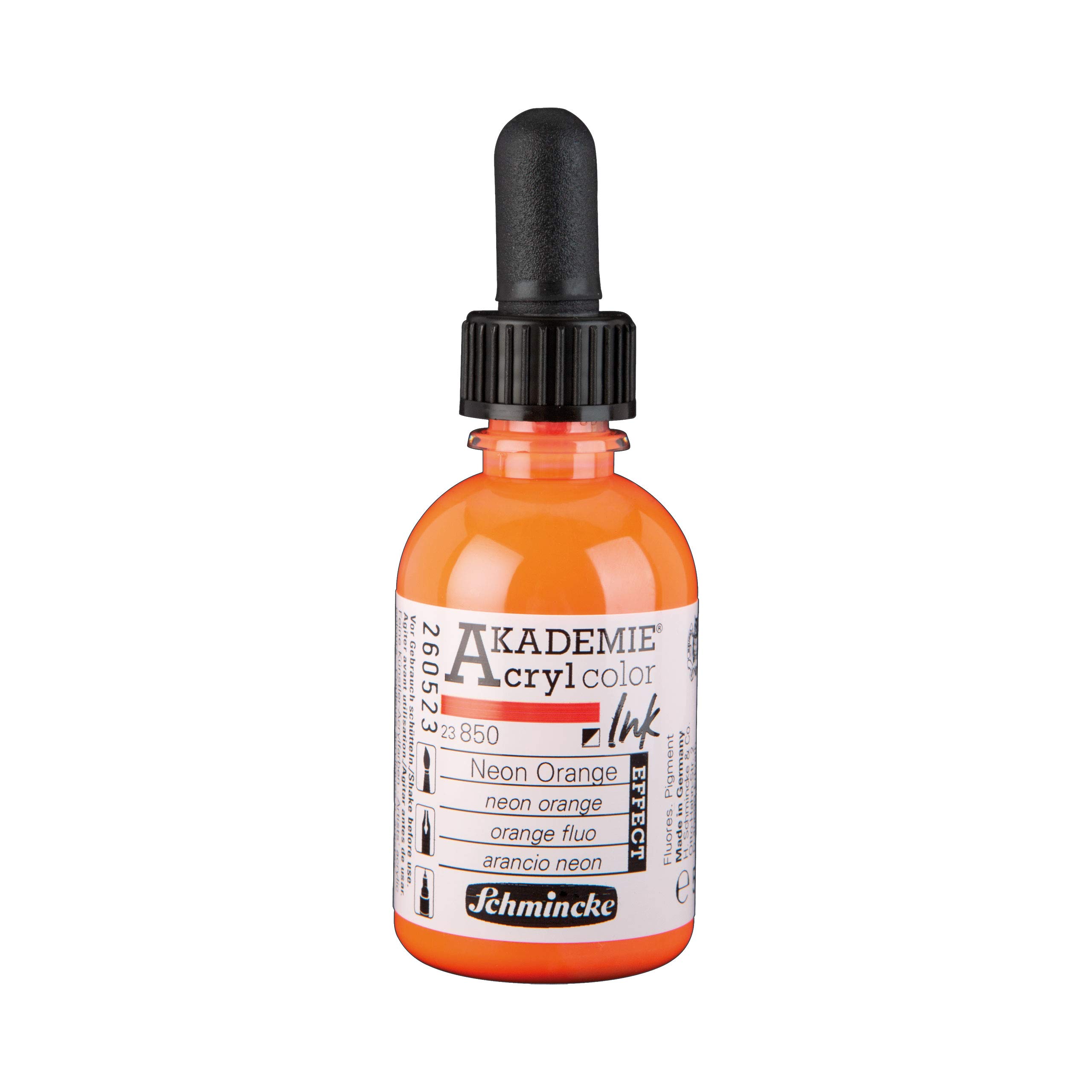 Schmincke AKADEMIE Ink Color 50 ml Airbrush Color 23850 NEON Orange