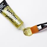 Moon Glitter Green Fine Face Body Glitter Gel 12ml Cosmetic Festival Face Paint view 7