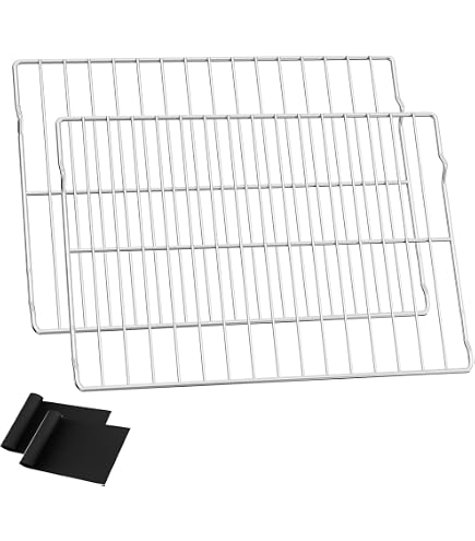 2 Pack] Oven Racks Compatible with GE Range Oven WB48T10063 About 17 x