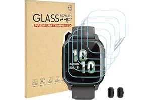 EasEasy 6 PCS Compatible for Garmin Venu Sq 2 Screen Protector Clear, Full Cover Anti-scratch Soft TPU [Not Glass] with Great